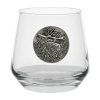 Szklanki do whisky Golden Fox Diamond Deer Gold zdobione odlewanym elementem 2 szt.